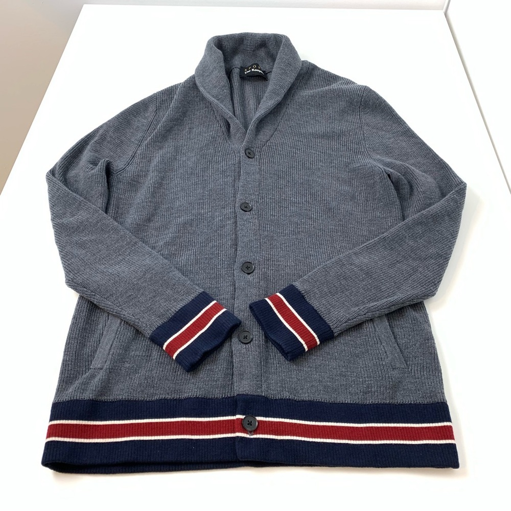 The Kooples Sport Cardigan Men’s Merino Wool Sz Large Shawl Collar Grandpacore